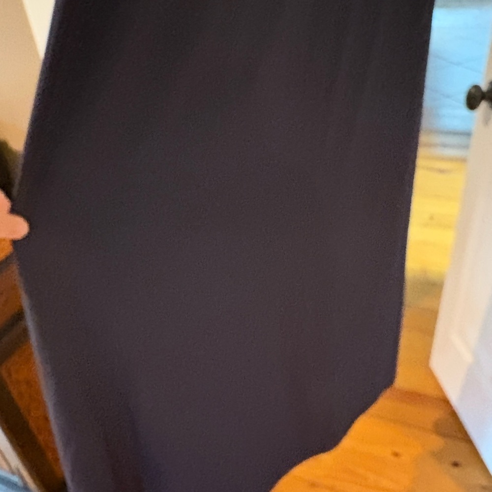Athleta LG Mara Maxi Dress Navy Blue Tie Waist Pockets #Travelwear #Athleisure - Picture 11 of 16